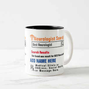 Tasse 2 Couleurs Neurologiste Recherche de bougie cadeau