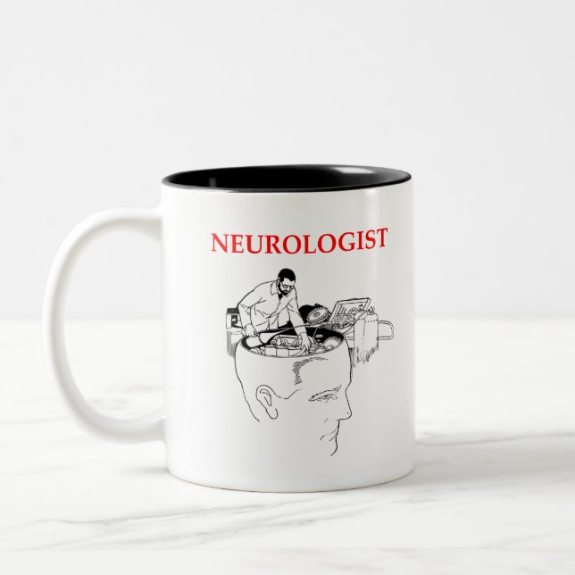 Tasse 2 Couleurs Neurologue (Gauche)