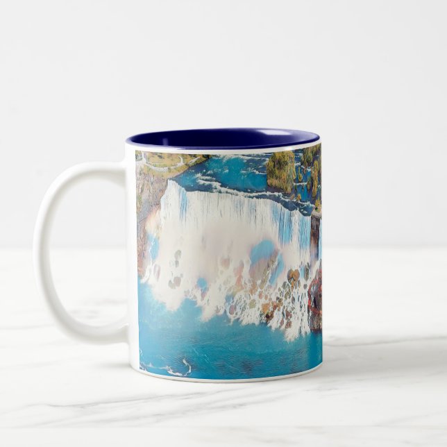 Tasse 2 Couleurs NIAGARA CHUTES - Panorama (Gauche)