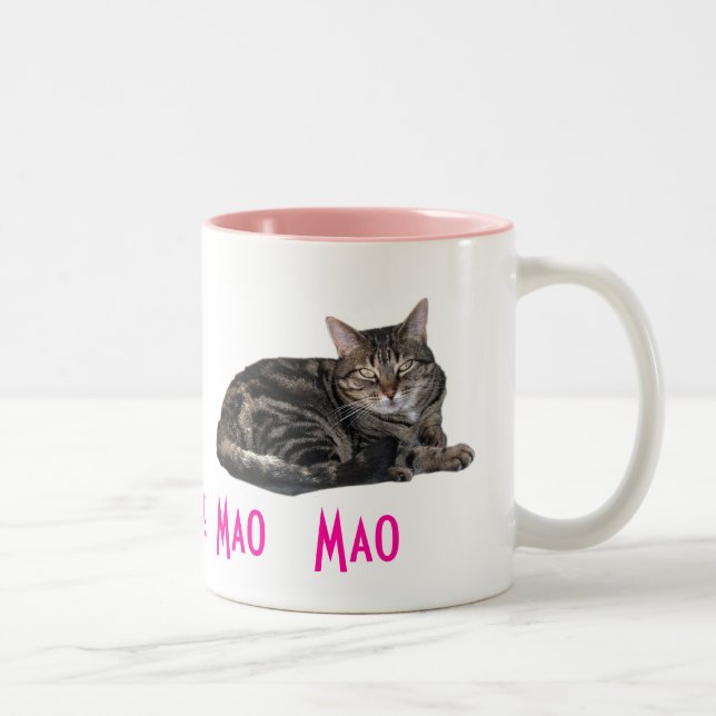 Tasse 2 Couleurs Nicolette Le Mao Mao (Droit)