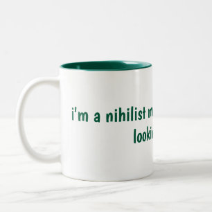 Tasse 2 Couleurs nihiliste misanthrope humanité sombre cynique 