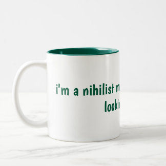 Tasse 2 Couleurs nihiliste misanthrope humanité sombre cynique 
