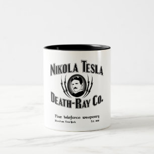 Tasse 2 Couleurs Nikola Tesla Death-Ray Co.