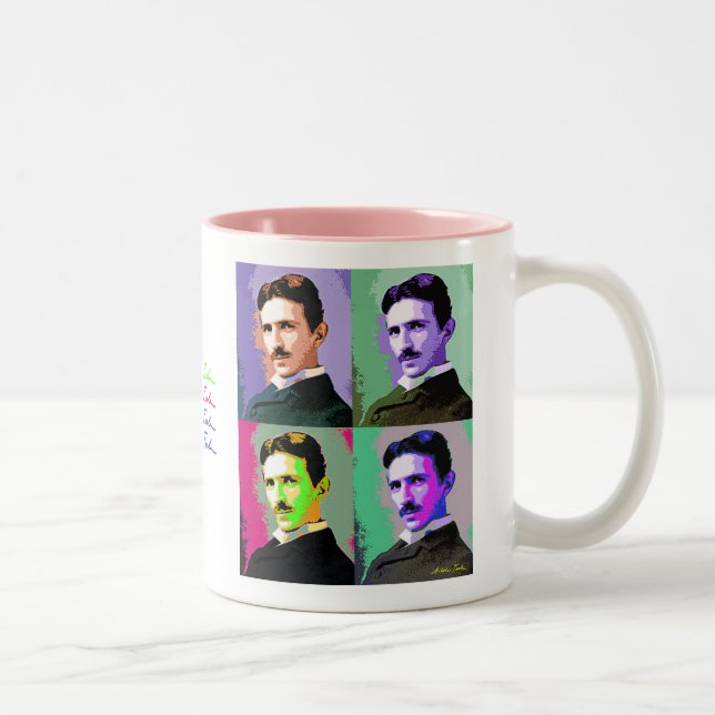Tasse 2 Couleurs NikolaTesla (Droit)