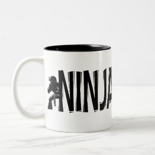 Tasse 2 Couleurs "Ninja disparaissent "