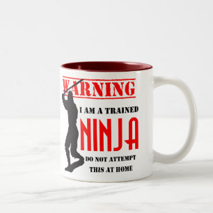 Tasse 2 Couleurs Ninja formé