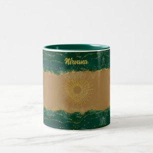 Tasse 2 Couleurs Nirvana vert de la mer