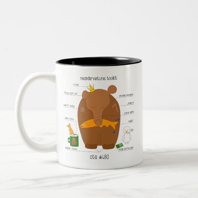 Tasse 2 Couleurs No 480 Otis Meanderventures (Gauche)