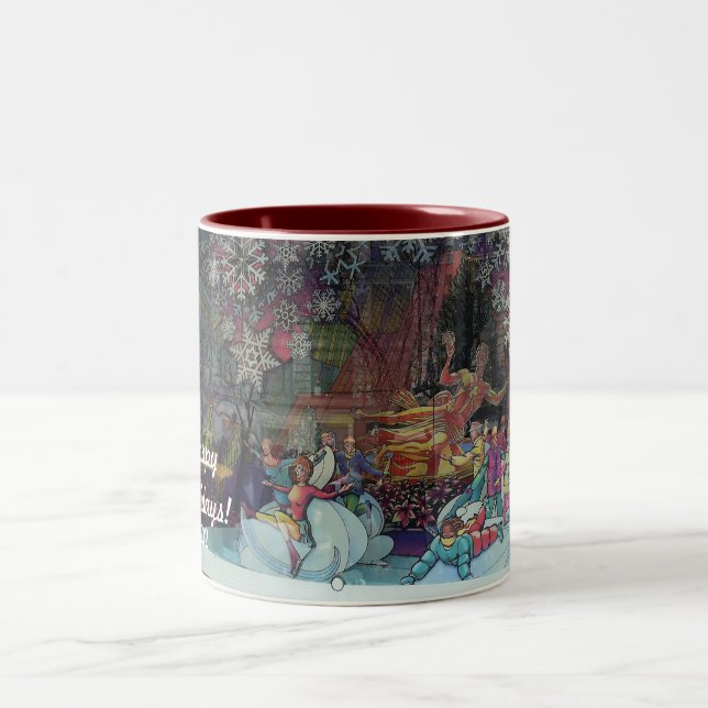 Tasse 2 Couleurs Noël (Centre)