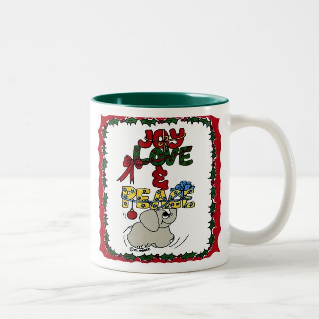 TASSE 2 COULEURS NOËL (Droit)