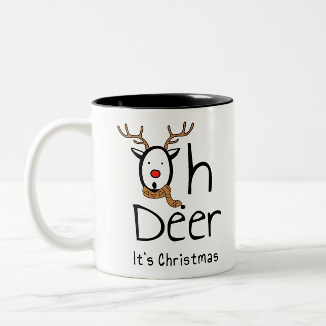 Tasse 2 Couleurs Noël (Gauche)