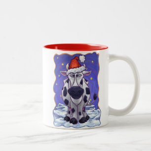 Tasse 2 Couleurs Noël à la vache