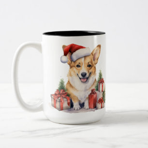 TASSE 2 COULEURS NOËL ADORABLE COGNES DE VACANCES DE NOËL PRÉSENTS