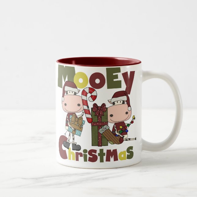Tasse 2 Couleurs Noël de Mooey (Droit)