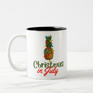 Tasse 2 Couleurs Noël En Juillet