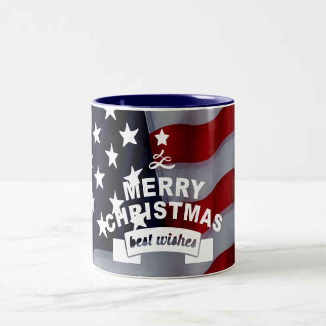 Tasse 2 Couleurs Noël étoilé : Célébrons la saison (Centre)