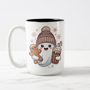 Tasse 2 Couleurs Noël Fête Fantôme Noël Éffrayant Noël Noël Noël No