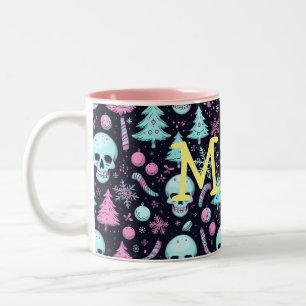 Tasse 2 Couleurs Noël Pastel Goth