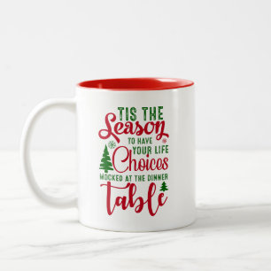 Tasse 2 Couleurs Noël saison de design de choix