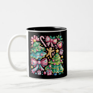 Tasse 2 Couleurs Noeud papillon floral prépa pour arbre de Noël Coq