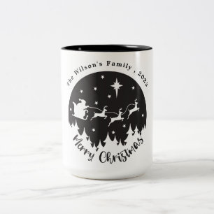 Tasse 2 Couleurs Noir et blanc simple