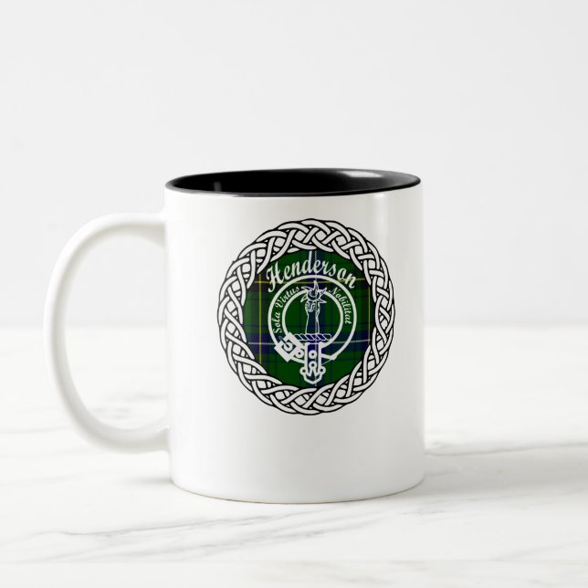 Tasse 2 Couleurs Nom de famille Henderson Scottish Clan (Gauche)