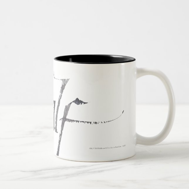 Tasse 2 Couleurs Nom de Gandalf Texté (Droit)