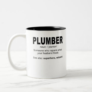 Tasse 2 Couleurs Nom du plombier : /plakmr/ Quelqu'un qui répare ce