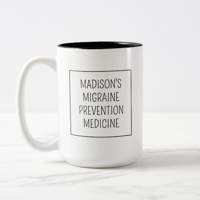 Tasse 2 Couleurs Nom personnalisé / Prévention de la migration de t (Gauche)