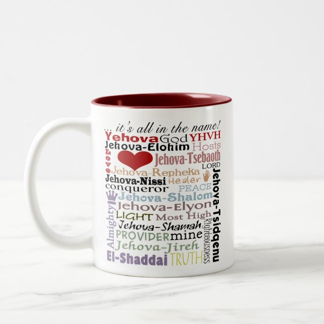 Tasse 2 Couleurs Noms de l'art de God-Subway (Gauche)