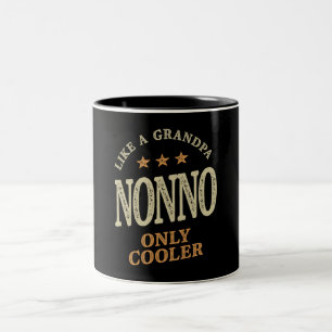 Tasse 2 Couleurs Nonno comme un grand-père seulement Glacière - gra