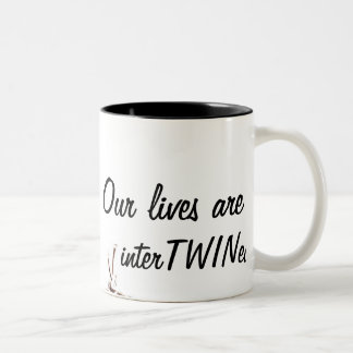 Tasse 2 Couleurs Nos vies sont entrelacées