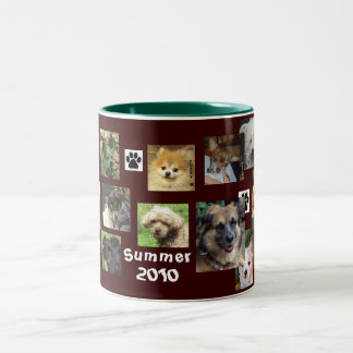 Tasse 2 Couleurs Notre été 2010 de chiens