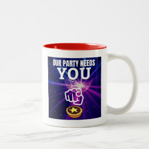 Tasse 2 Couleurs Notre Fête A Besoin De Vous - Mince Pies