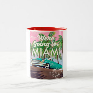 Tasse 2 Couleurs Nous allons à Miami
