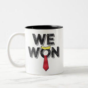 Tasse 2 Couleurs Nous avons gagné Donald Trump 2024