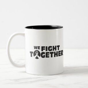 Tasse 2 Couleurs Nous nous battons ensemble - Hope Fight Cure Cance
