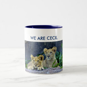 Tasse 2 Couleurs Nous sommes lion CUB de Cecil Cecil