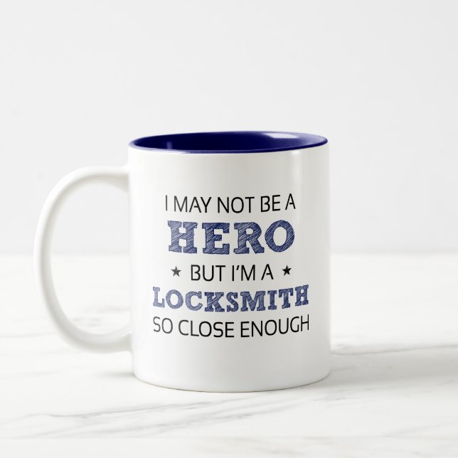 Tasse 2 Couleurs Nouveauté Locksmith (Gauche)