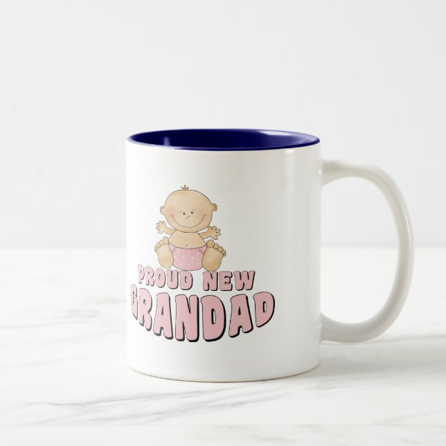 Tasse 2 Couleurs NOUVELLE fille    FIÈRE de papy (Droit)