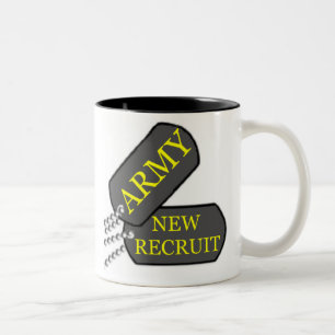 Tasse 2 Couleurs Nouvelle recrue d'armée