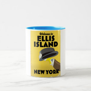 Tasse 2 Couleurs Nouvelle York Ellis Island