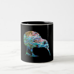 TASSE 2 COULEURS NOUVELLE-ZÉLANDE KIWI PAUA