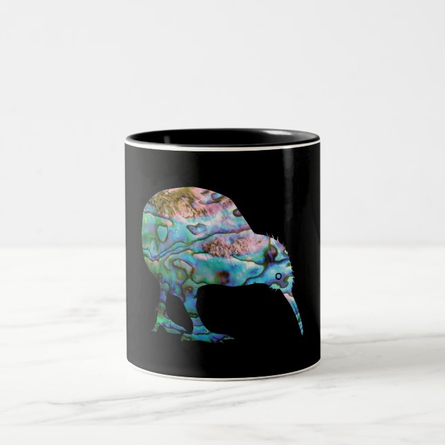 TASSE 2 COULEURS NOUVELLE-ZÉLANDE KIWI PAUA (Centre)