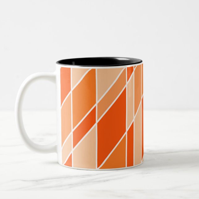 Tasse 2 Couleurs Nuances d'orange (Gauche)