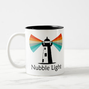 Tasse 2 Couleurs Nubble Light Maine Arc-en-ciel