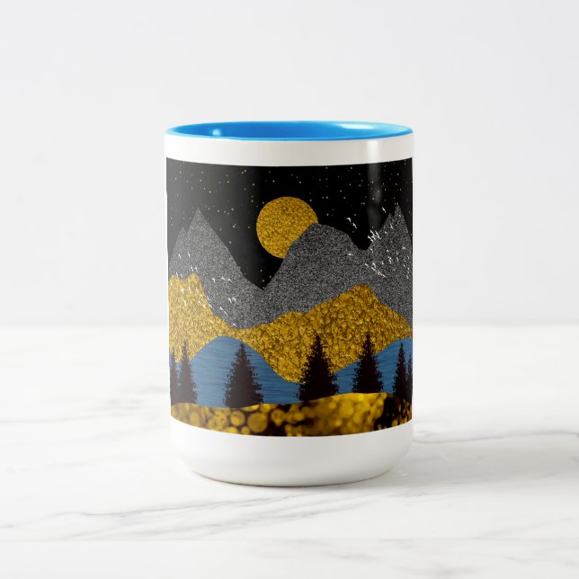 Tasse 2 Couleurs Nuit dorée (Centre)
