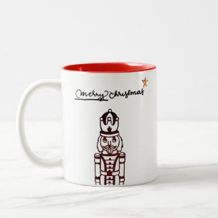 Tasse 2 Couleurs Nutcracker Holiday Joyeux Noël