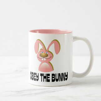 Tasse 2 Couleurs Obéissez le lapin