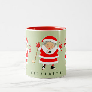 Tasse 2 Couleurs Objet de collection Golf Noël